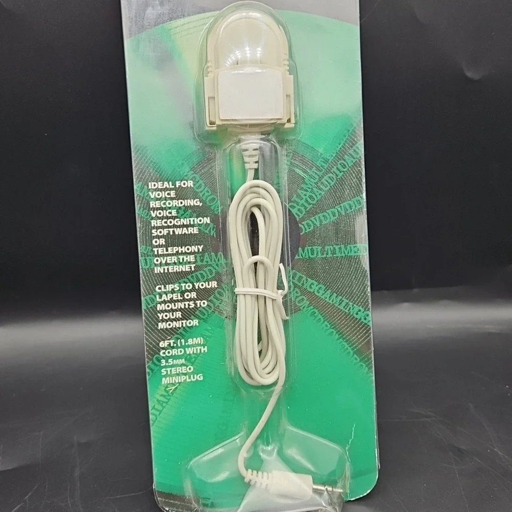 Jensen Monitor Lapel Microphone JMP-12 Brand New Vintage‎ 1998 Deadstock